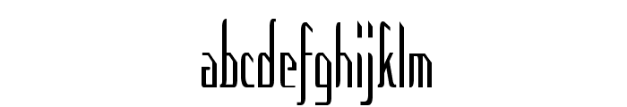 Crook-ExtracondensedBold Font LOWERCASE
