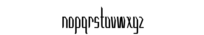 Crook-ExtracondensedBold Font LOWERCASE