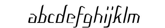 Crook-Italic Font LOWERCASE