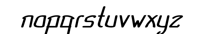 Cruddy-BoldItalic Font LOWERCASE