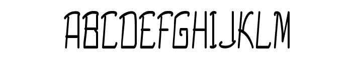 Cruddy-CondensedRegular Font UPPERCASE