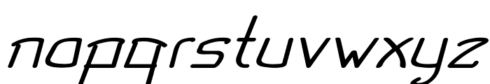 Cruddy-ExpandedItalic Font LOWERCASE