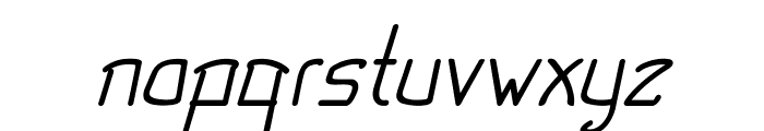 Cruddy-Italic Font LOWERCASE
