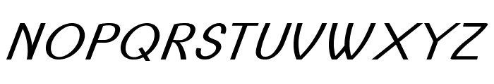 Crux-BoldItalic Font UPPERCASE