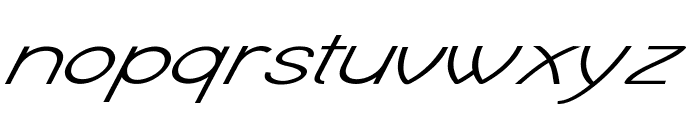 Crux-ExpandedItalic Font LOWERCASE