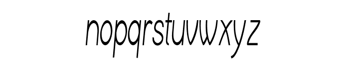 Crux-ExtracondensedRegular Font LOWERCASE