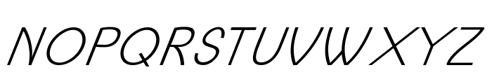 Crux-Italic Font UPPERCASE