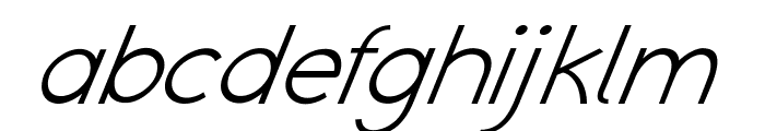 Crux-Italic Font LOWERCASE