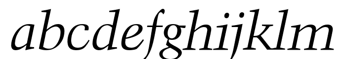 Crystal Italic Font LOWERCASE