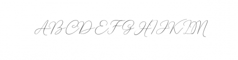 Creative Signature Font preview Font UPPERCASE