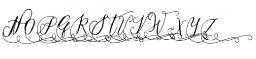 Crafty Script Alt 1 Font UPPERCASE