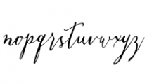 Crafty Script Regular Font LOWERCASE