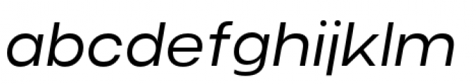 Criteria CF Light Oblique Font LOWERCASE