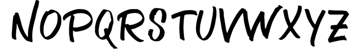 CRIMSON BLACK - SVG Brush Typeface Font LOWERCASE