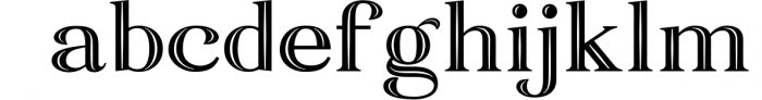 Craved Story - Engraved & Solid Serif 1 Font LOWERCASE