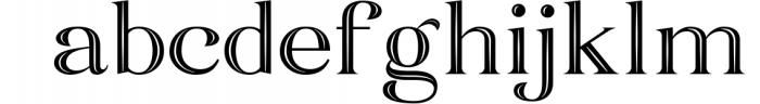Craved Story - Engraved & Solid Serif Font LOWERCASE