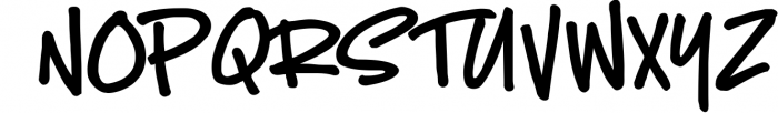 Crispin - handwritten marker font Font UPPERCASE