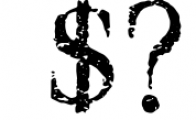 Croak Typeface Font OTHER CHARS