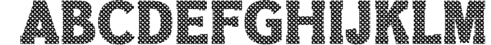 Cross Stitch Christmas Font 1 Font UPPERCASE