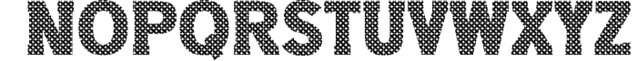 Cross Stitch Christmas Font Font UPPERCASE