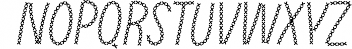 Cross Stitch Font Font LOWERCASE