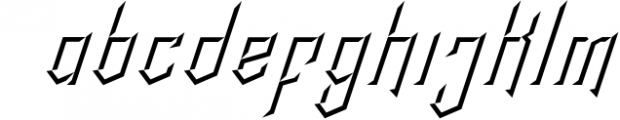 crypton stone type 1 Font LOWERCASE