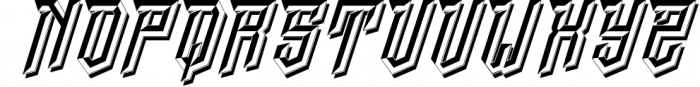 crypton stone type 3 Font UPPERCASE