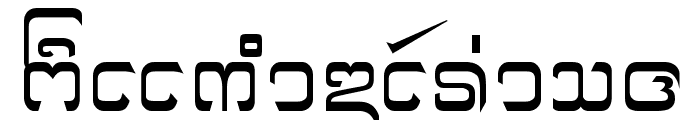 CR-MkornA Font LOWERCASE