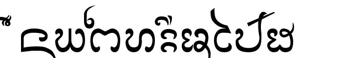 CR-Wiangkaen Font LOWERCASE