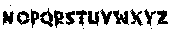 CROSSED CREATION DEMO REGULAR Font UPPERCASE