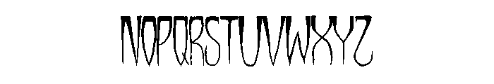 CROWN HORROR Font UPPERCASE