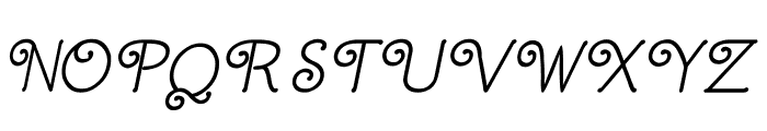 CRU-Dissaramas-Bold Italic Font UPPERCASE