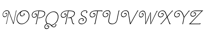 CRU-Dissaramas-Italic Font UPPERCASE