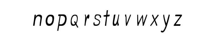 CRU-Jariya-Hand-Written-Italic Font LOWERCASE