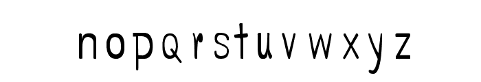 CRU-Jariya-Hand-Written-Regular Font LOWERCASE