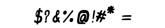 CRU-Jariya-Hand-Written- italic-Bold Font OTHER CHARS