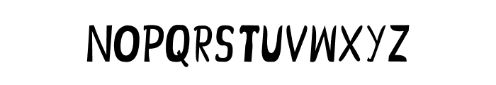 CRU-Jariya-Italic Font UPPERCASE