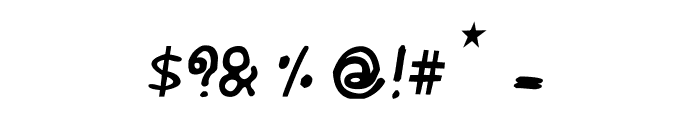 CRU-Jeelada-hand-written Bold Italic Font OTHER CHARS
