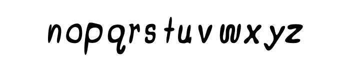 CRU-Jeelada-hand-written Bold Italic Font LOWERCASE