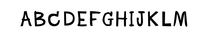 CRU-Jeelada-hand-written Bold Font UPPERCASE