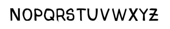 CRU-Jeelada-hand-written Bold Font UPPERCASE