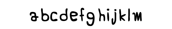 CRU-Jeelada-hand-written Bold Font LOWERCASE
