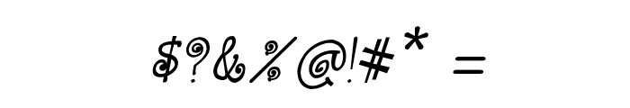 CRU-Kanda-Hand-Written-Italic Font OTHER CHARS