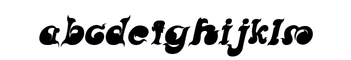 CRU-Nonthawat-Bold Italic Font LOWERCASE