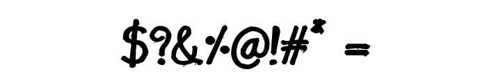 CRU-Nonthawat-Hand-Written Bold Font OTHER CHARS