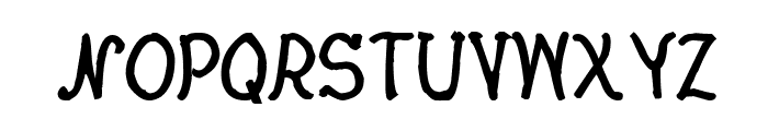 CRU-Nonthawat-Hand-Written Bold Font UPPERCASE