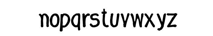 CRU-Nonthawat-Hand-Written Bold Font LOWERCASE