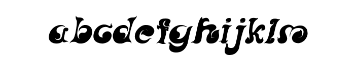 CRU-Nonthawat-Italic Font LOWERCASE