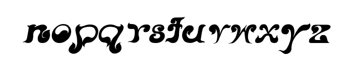 CRU-Nonthawat-Italic Font LOWERCASE