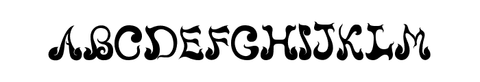 CRU-Nonthawat-Regular- Font UPPERCASE